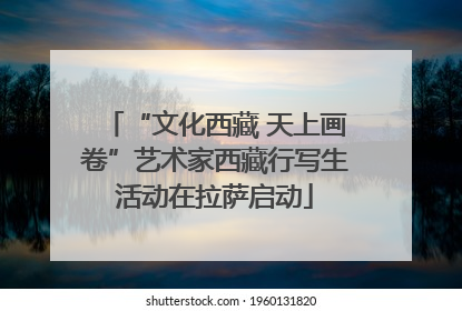 “文化西藏 天上画卷”艺术家西藏行写生活动在拉萨启动
