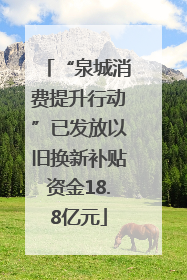 “泉城消费提升行动”已发放以旧换新补贴资金18.8亿元