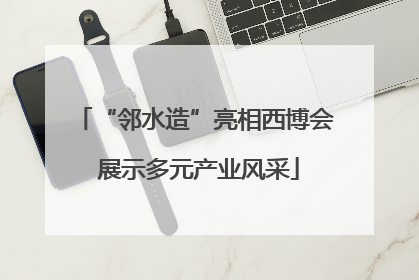 “邻水造”亮相西博会 展示多元产业风采