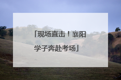 现场直击！襄阳学子奔赴考场