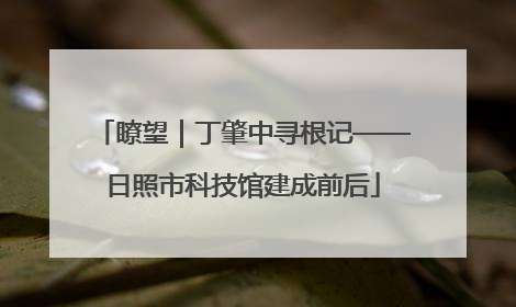 瞭望｜丁肇中寻根记——日照市科技馆建成前后
