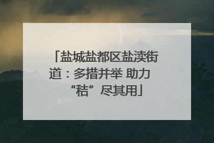 盐城盐都区盐渎街道：多措并举 助力“秸”尽其用