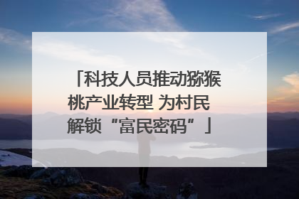 科技人员推动猕猴桃产业转型 为村民解锁“富民密码”