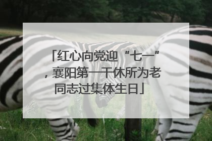 红心向党迎“七一”，襄阳第一干休所为老同志过集体生日