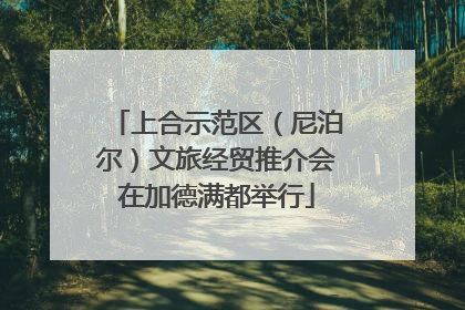 上合示范区（尼泊尔）文旅经贸推介会在加德满都举行