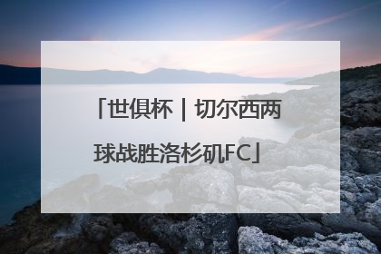 世俱杯｜切尔西两球战胜洛杉矶FC