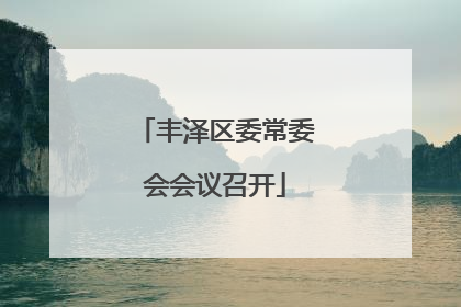 丰泽区委常委会会议召开