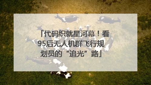 代码织就星河幕！看95后无人机群飞行规划员的“追光”路