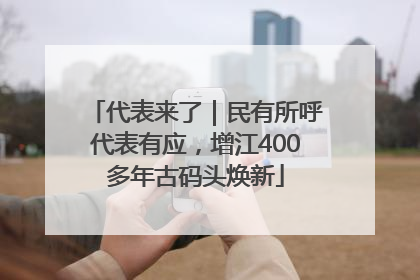 代表来了｜民有所呼代表有应，增江400多年古码头焕新