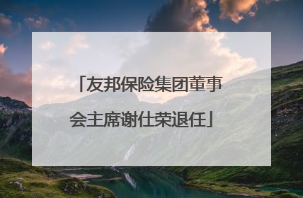 友邦保险集团董事会主席谢仕荣退任