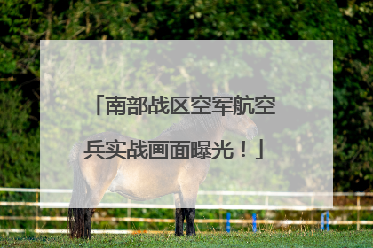 南部战区空军航空兵实战画面曝光！
