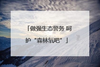 做强生态警务 呵护“森林氧吧”