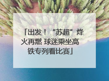 出发！“苏超”烽火再燃 球迷乘坐高铁专列看比赛