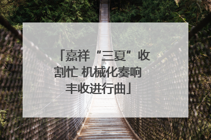 嘉祥“三夏”收割忙 机械化奏响丰收进行曲