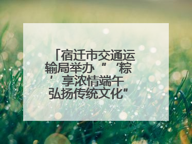 宿迁市交通运输局举办“‘粽’享浓情端午 弘扬传统文化”道德讲堂活动