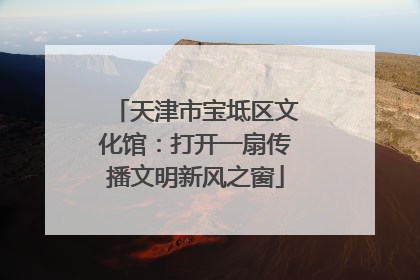 天津市宝坻区文化馆：打开一扇传播文明新风之窗