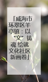 威海市环翠区羊亭镇：以“文”铸魂 绘就文化社区新画卷