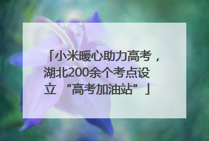 小米暖心助力高考，湖北200余个考点设立 “高考加油站”