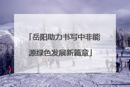 岳阳助力书写中非能源绿色发展新篇章