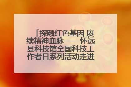 探赜红色基因 赓续精神血脉——怀远县科技馆全国科技工作者日系列活动走进怀远县实验中学