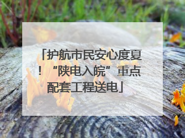 护航市民安心度夏!“陕电入皖”重点配套工程送电