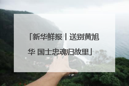 新华鲜报丨送别黄旭华 国士忠魂归故里