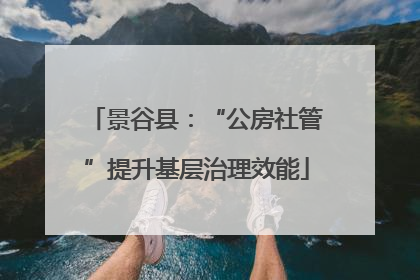 景谷县：“公房社管”提升基层治理效能