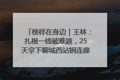 榜样在身边｜王林：扎根一线破难题，25天拿下聊城西站钢连廊“硬核”工程