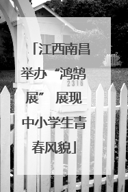 江西南昌举办“鸿鹄展” 展现中小学生青春风貌