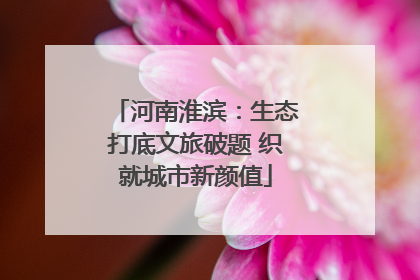 河南淮滨：生态打底文旅破题 织就城市新颜值