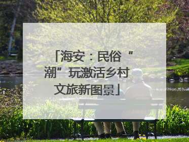 海安：民俗“潮”玩激活乡村文旅新图景
