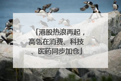港股热浪再起，高瓴在消费、科技、医药同步加仓