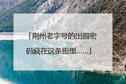 荆州老字号的出圈密码藏在这条街里……