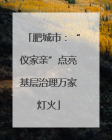 肥城市：“仪家亲”点亮基层治理万家灯火