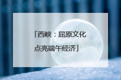 西峡：屈原文化点亮端午经济