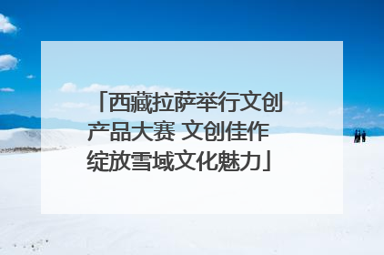西藏拉萨举行文创产品大赛 文创佳作绽放雪域文化魅力