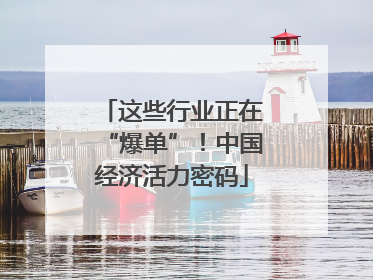 这些行业正在“爆单”！中国经济活力密码