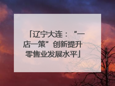 辽宁大连：“一店一策”创新提升零售业发展水平