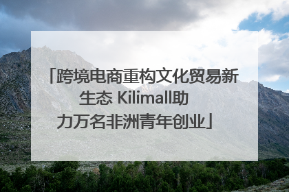 跨境电商重构文化贸易新生态 Kilimall助力万名非洲青年创业