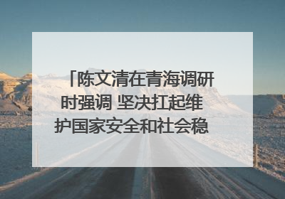 陈文清在青海调研时强调 坚决扛起维护国家安全和社会稳定职责使命 为谱写中国式现代化青海篇章贡献政法力量