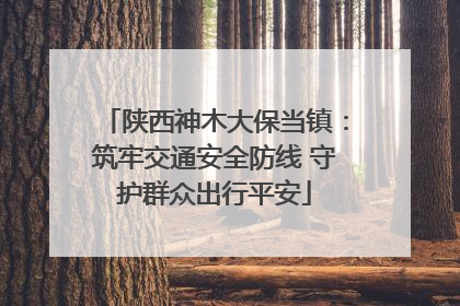 陕西神木大保当镇：筑牢交通安全防线 守护群众出行平安