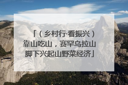 （乡村行·看振兴）靠山吃山，赛罕乌拉山脚下兴起山野菜经济